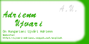 adrienn ujvari business card